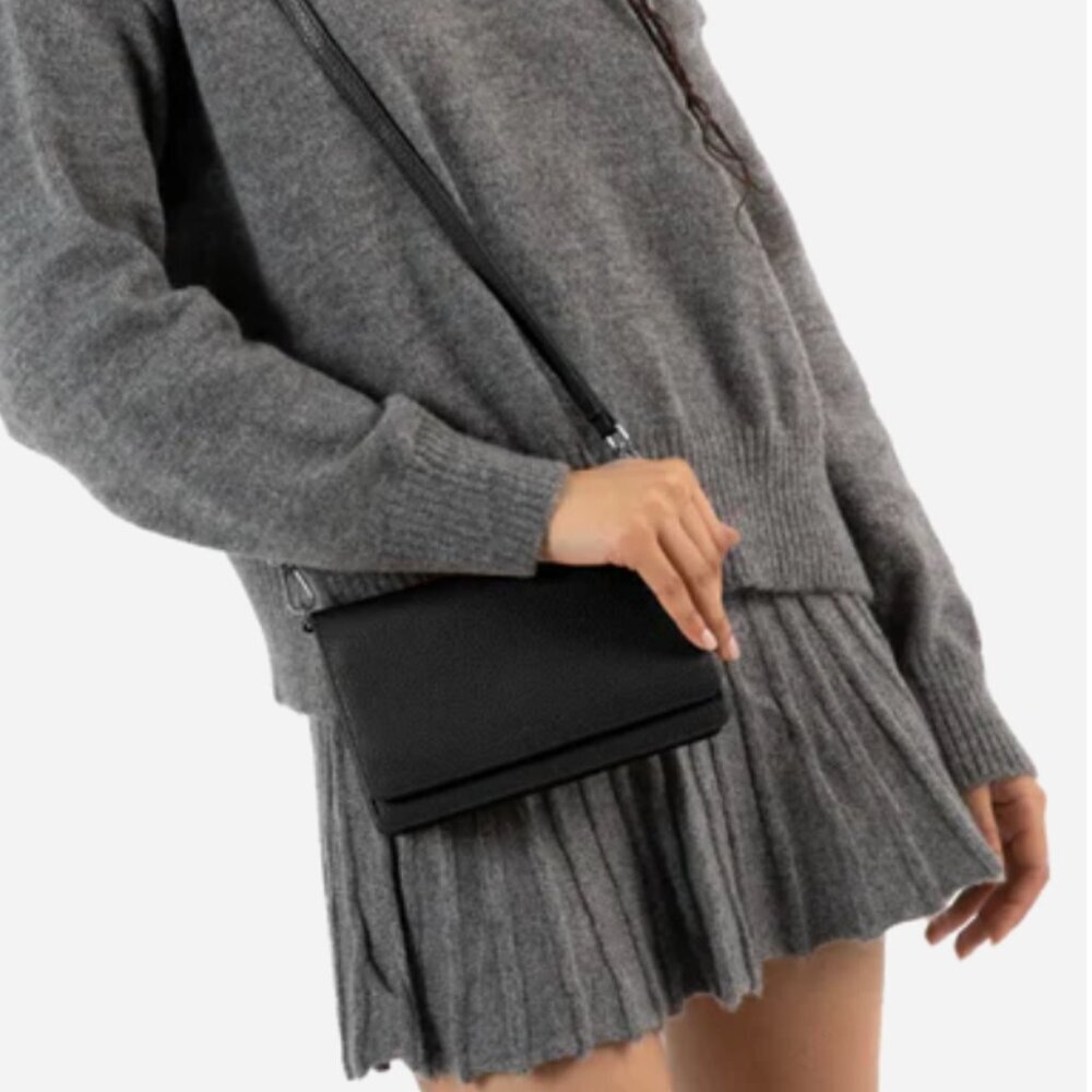 Matt & Nat Black Crossbody Bag